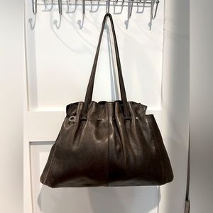 Salvatore Ferragamo Vintage Tote Bag Magnetic Closing Top